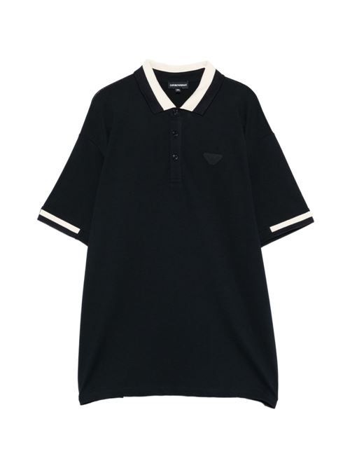 Polo bambino Emporio Armani blu EMPORIO ARMANI KIDS | EB001316AF16641UB118